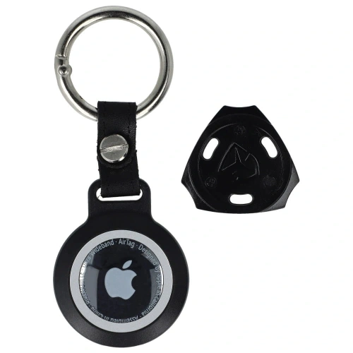 Etui Bizon Case Locator Waterproof do Apple AirTag czarne