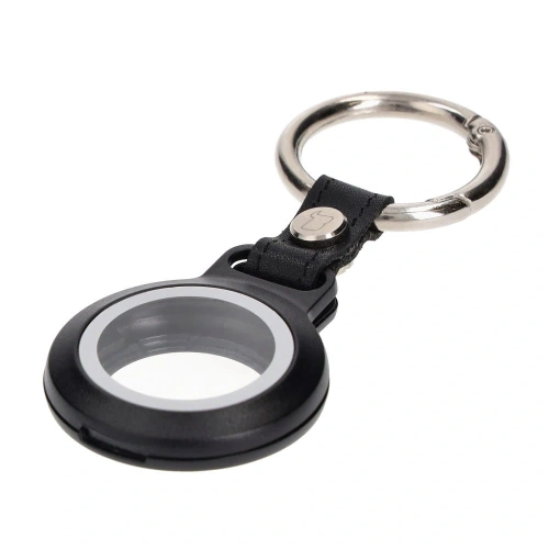 Etui Bizon Case Locator Waterproof do Apple AirTag czarne