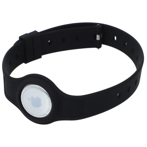 Etui Bizon Case Locator Pets do Apple AirTag czarne