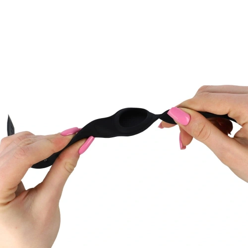 Etui Bizon Case Locator Pets do Apple AirTag czarne