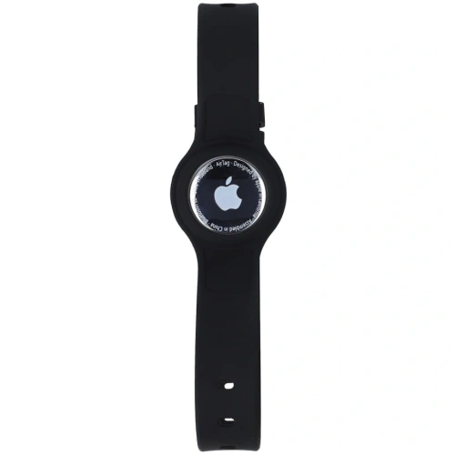 Etui Bizon Case Locator Pets do Apple AirTag czarne