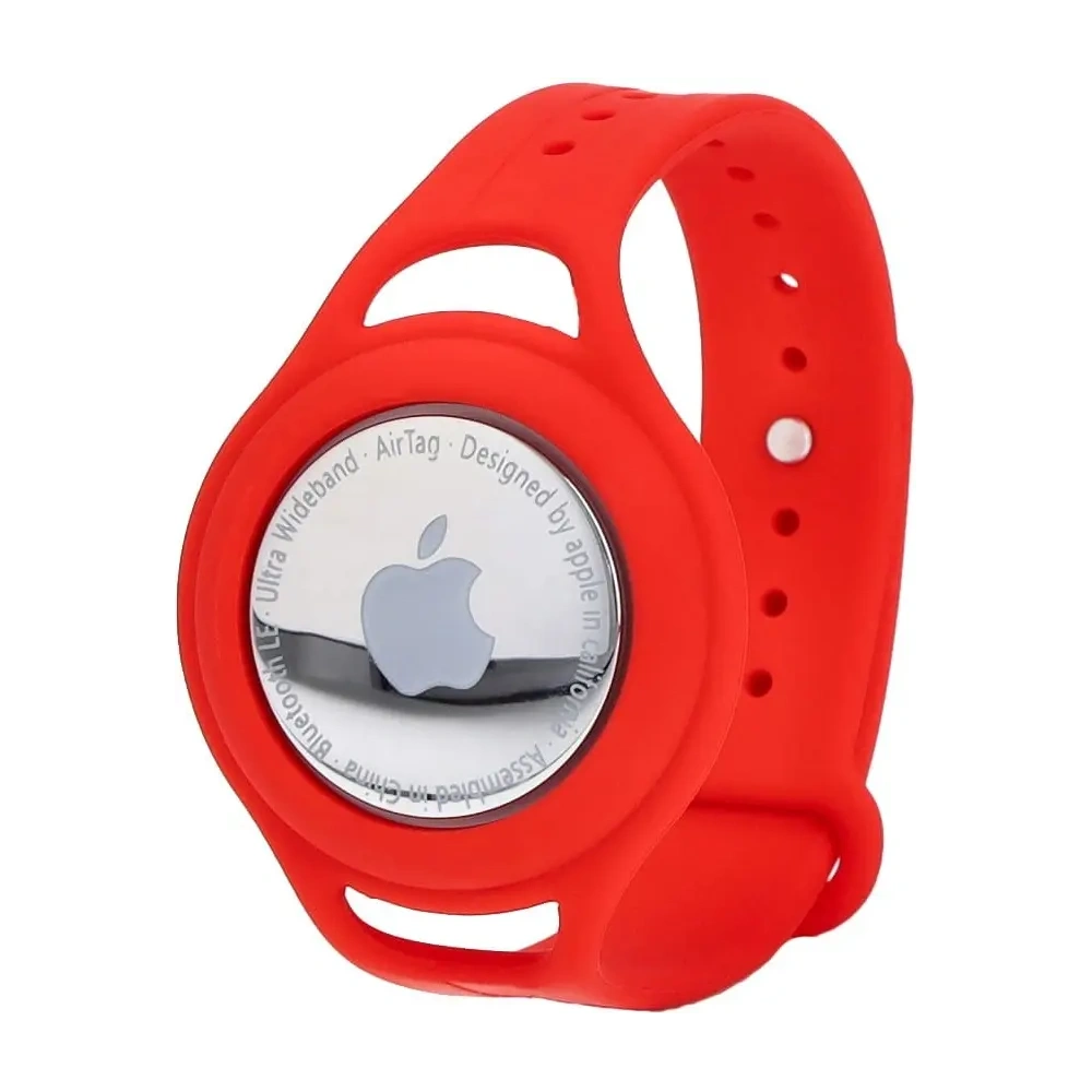 Hurtownia GSM - Bizon Case Locator Gyermek Apple AirTag piros - BIZ26 - {ean13} - Hurt