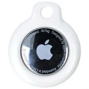 Wholesale Bizon Case Locator Keychain Apple AirTag white - BIZ27 - {ean13} - Hurt