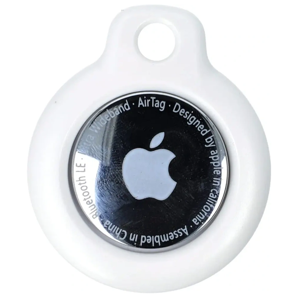 Wholesale Bizon Case Locator Keychain Apple AirTag white - BIZ27 - {ean13} - Hurt