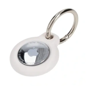 Wholesale Bizon Case Locator Keychain Apple AirTag white - BIZ27 - {ean13} - Hurt