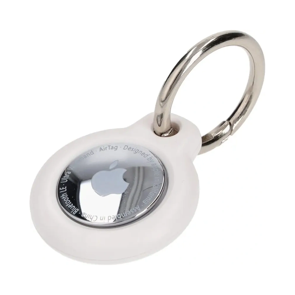 Wholesale Bizon Case Locator Keychain Apple AirTag white - BIZ27 - {ean13} - Hurt