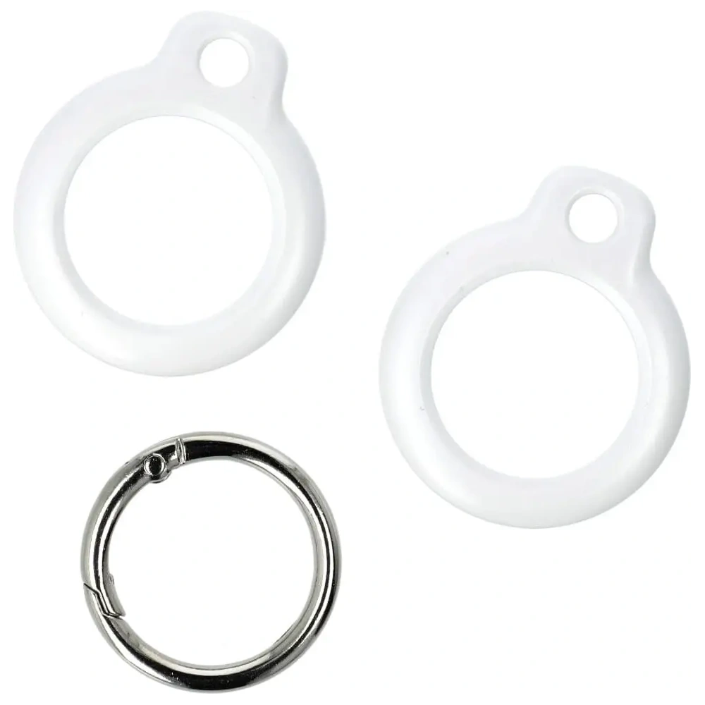 Wholesale Bizon Case Locator Keychain Apple AirTag white - BIZ27 - {ean13} - Hurt