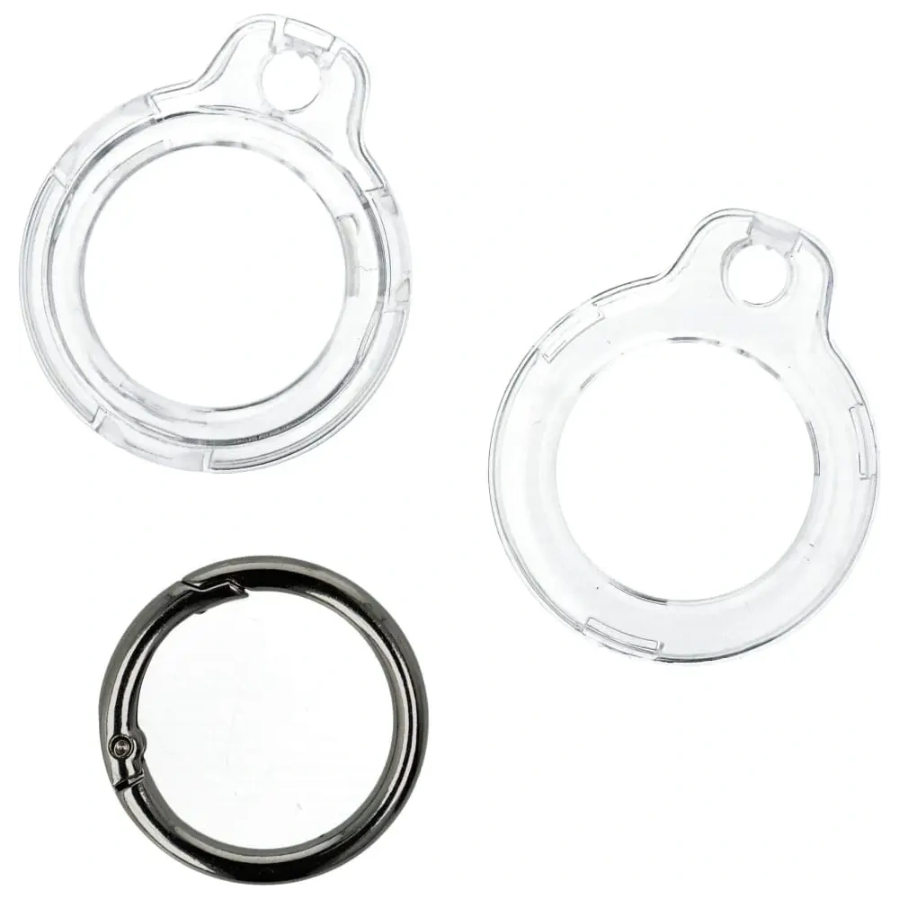 Wholesale Bizon Case Locator Keychain Apple AirTag clear - BIZ28 - {ean13} - Hurt