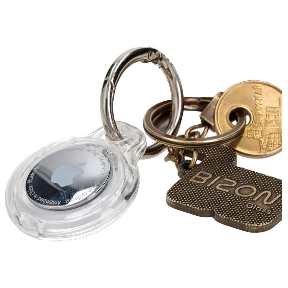 Wholesale Bizon Case Locator Keychain Apple AirTag clear - BIZ28 - {ean13} - Hurt