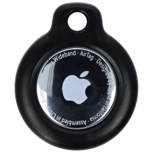 Etui Bizon Case Locator Keychain do Apple AirTag czarne