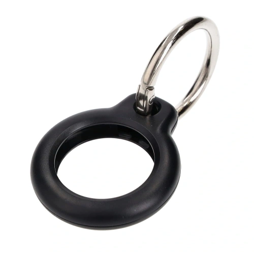 Etui Bizon Case Locator Keychain do Apple AirTag czarne