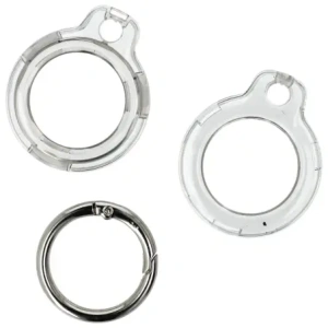 Wholesale Bizon Case Locator Keychain Apple AirTag clear-black - BIZ31 - {ean13} - Hurt