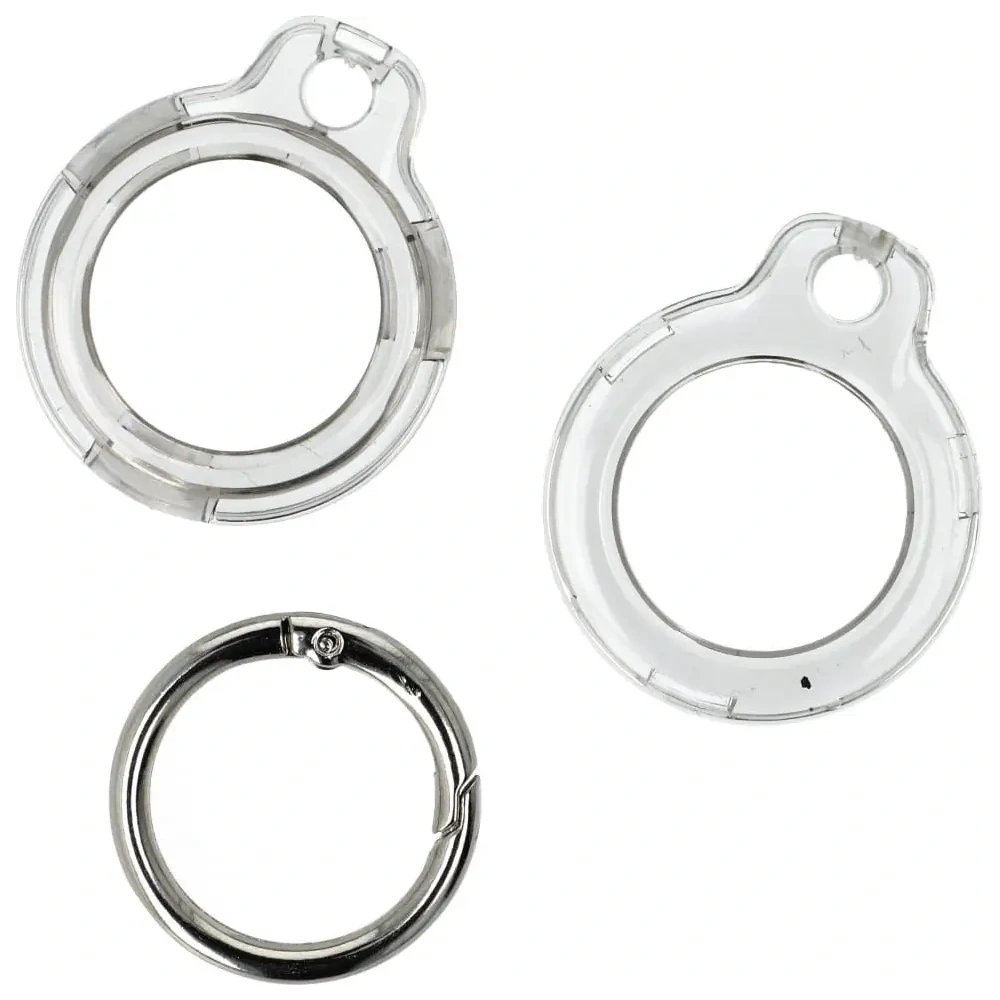 Wholesale Bizon Case Locator Keychain Apple AirTag clear-black - BIZ31 - {ean13} - Hurt
