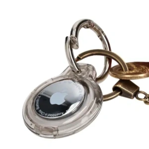 Hurtownia GSM - Etui Bizon Case Locator Keychain do Apple AirTag przezroczysto-czarne - BIZ31 - {ean13} - Hurt