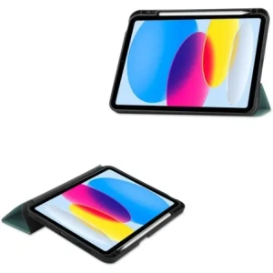 Hurtownia GSM - Etui Bizon Case Tab Lizard do Apple iPad 10 10.9 2022 tmavě zelené - BIZ32 - {ean13} - Hurt