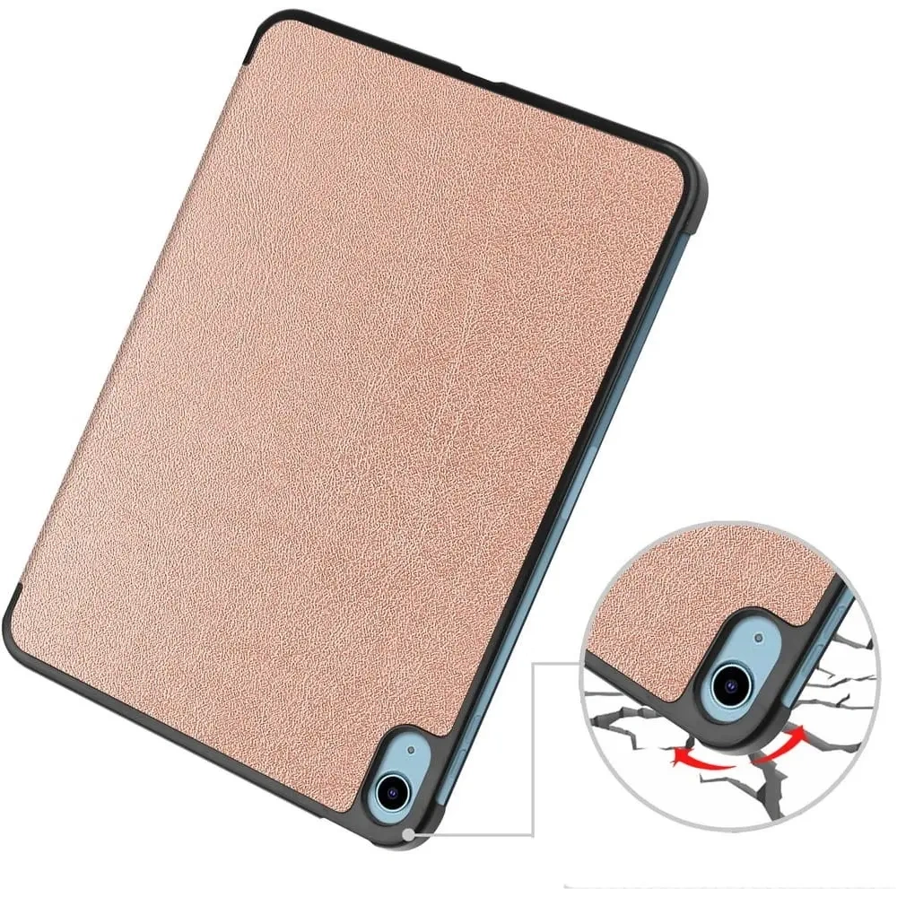 Hurtownia GSM - Etui Bizon Case Tab Croc do Apple iPad 10 10.9 2022 różowozłote - BIZ34 - {ean13} - Hurt
