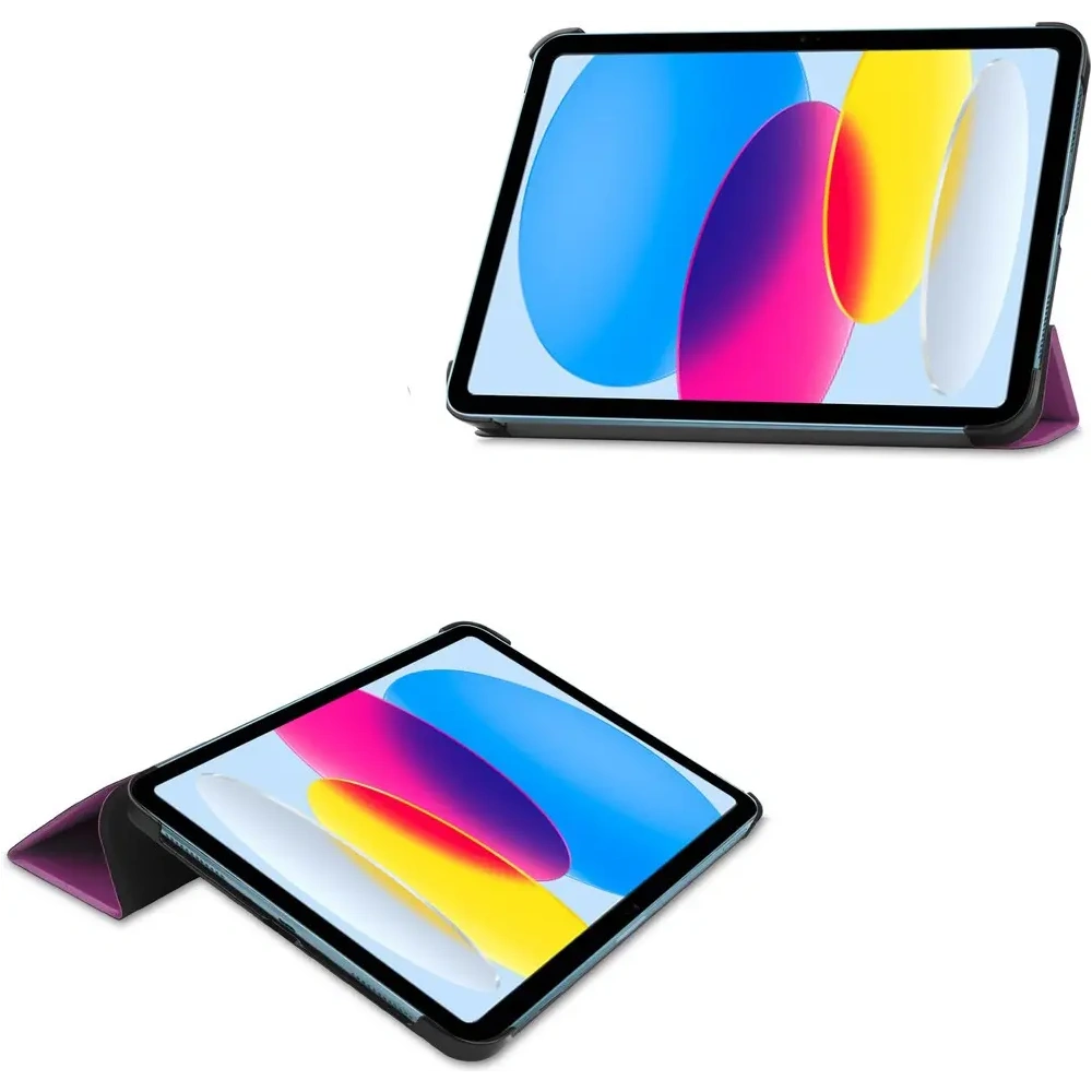 Hurtownia GSM - Etui Bizon Case Tab Croc do Apple iPad 10 10.9 2022 tmavě fialové - BIZ36 - {ean13} - Hurt