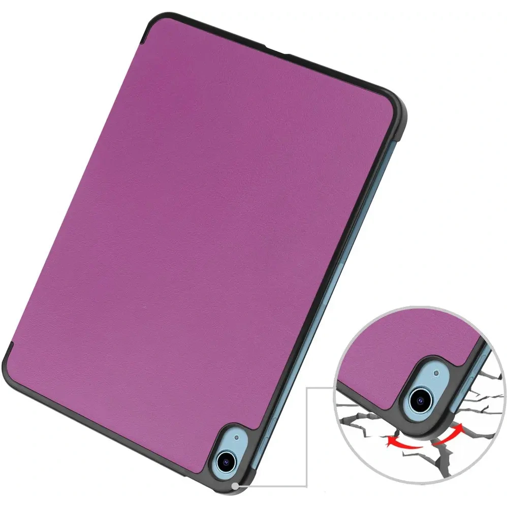Hurtownia GSM - Etui Bizon Case Tab Croc do Apple iPad 10 10.9 2022 tmavě fialové - BIZ36 - {ean13} - Hurt