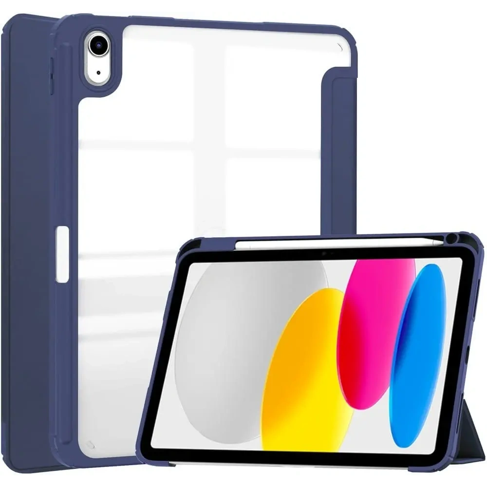 Hurtownia GSM - Etui Bizon Case Tab Clear Matt do Apple iPad 10 10.9 2022 tmavě modré - BIZ39 - {ean13} - Hurt