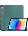 Bizon Case Tab Croc Apple iPad 10 10.9 2022 dunkelgrün