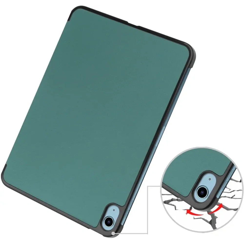Hurtownia GSM - Etui Bizon Case Tab Croc do Apple iPad 10 10.9 2022 tmavě zelené - BIZ40 - {ean13} - Hurt