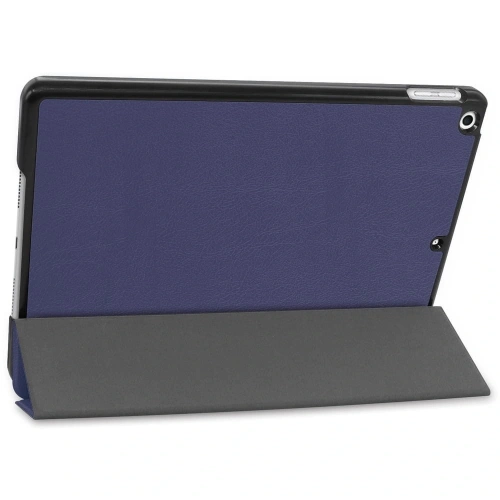 Etui Bizon Case Tab Croc do Apple iPad 9/8/7 10.2 2021/2020/2019 granatowe