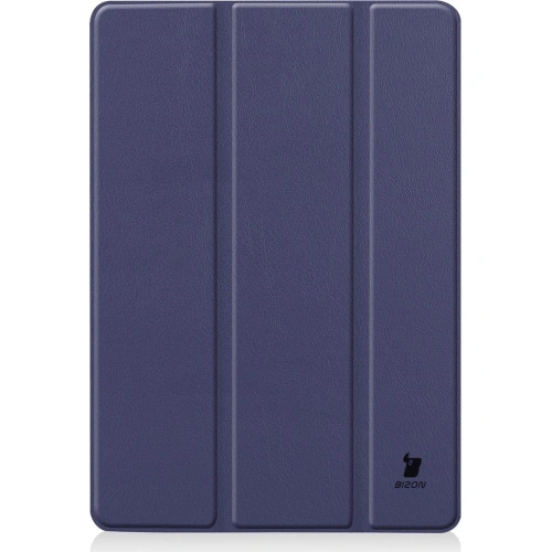 Etui Bizon Case Tab Croc do Apple iPad 9/8/7 10.2 2021/2020/2019 granatowe