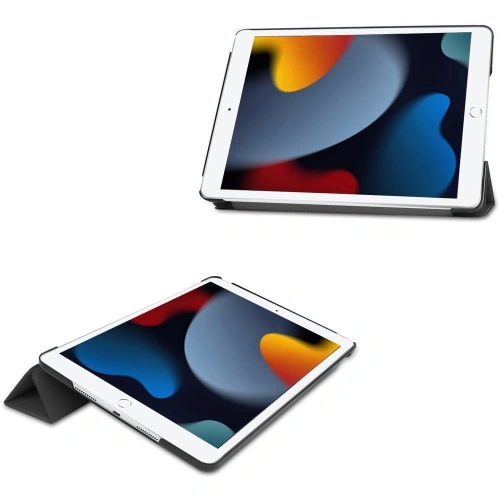 Etui Bizon Case Tab Croc do Apple iPad 9/8/7 10.2 2021/2020/2019 czarne