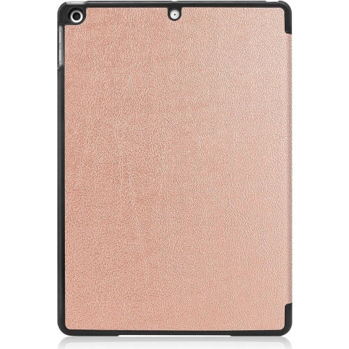 Etui Bizon Case Tab Croc do Apple iPad 9/8/7 10.2 2021/2020/2019 różowozłote