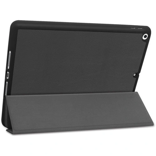 Etui Bizon Case Tab Lizard do Apple iPad 9/8/7 10.2 2021/2020/2019 czarne