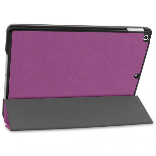 Etui Bizon Case Tab Croc do Apple iPad 9/8/7 10.2 2021/2020/2019 ciemnofioletowe