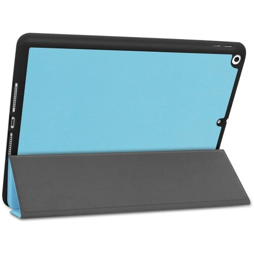 Etui Bizon Case Tab Lizard do Apple iPad 9/8/7 10.2 2021/2020/2019 błękitne