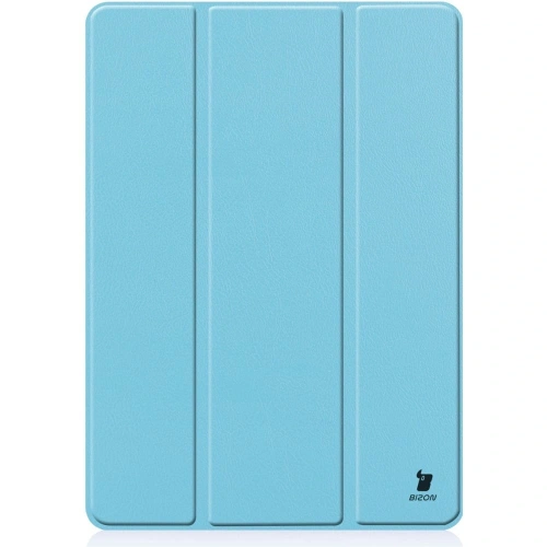 Etui Bizon Case Tab Lizard do Apple iPad 9/8/7 10.2 2021/2020/2019 błękitne