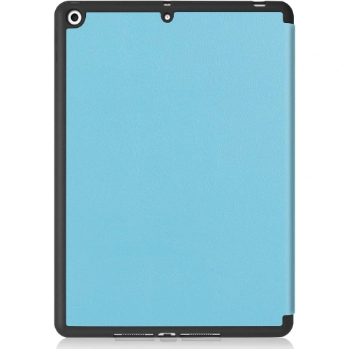 Etui Bizon Case Tab Lizard do Apple iPad 9/8/7 10.2 2021/2020/2019 błękitne