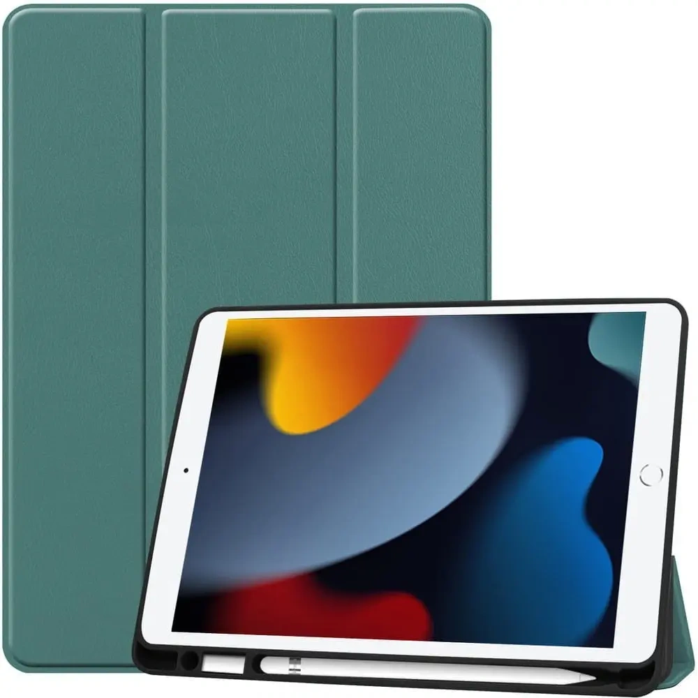 Hurtownia GSM - Bizon Case Tab Lizard Apple iPad 9/8/7 10.2 2021/2020/2019 dunkelgrün - BIZ48 - {ean13} - Hurt