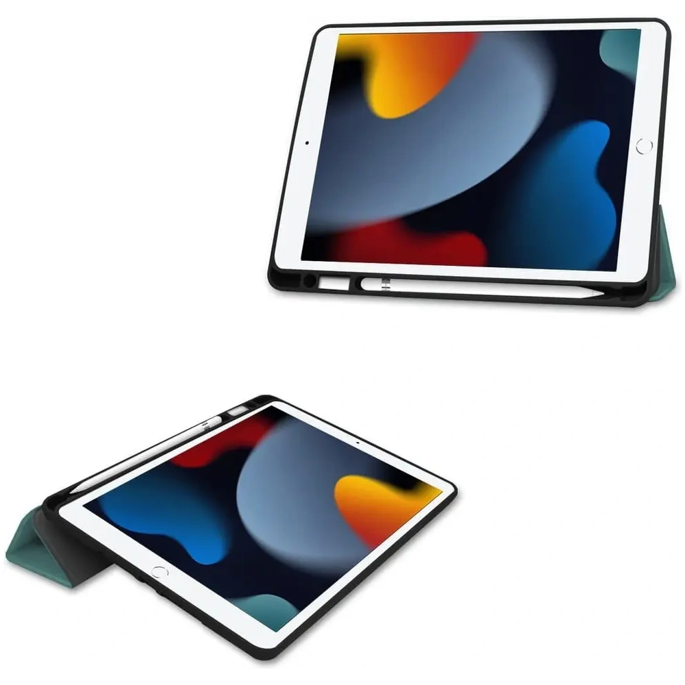Hurtownia GSM - Bizon Case Tab Lizard Apple iPad 9/8/7 10.2 2021/2020/2019 dunkelgrün - BIZ48 - {ean13} - Hurt