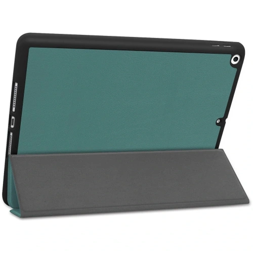 Etui Bizon Case Tab Lizard do Apple iPad 9/8/7 10.2 2021/2020/2019 ciemnozielone