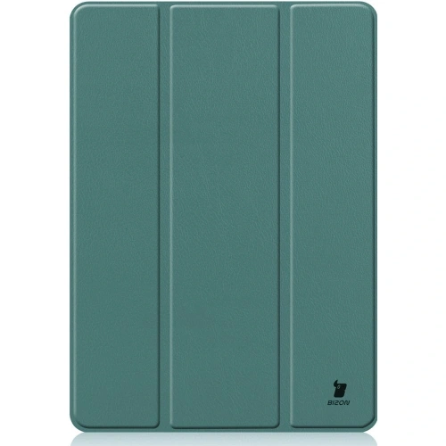 Etui Bizon Case Tab Lizard do Apple iPad 9/8/7 10.2 2021/2020/2019 ciemnozielone