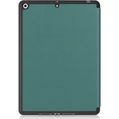 Etui Bizon Case Tab Lizard do Apple iPad 9/8/7 10.2 2021/2020/2019 ciemnozielone