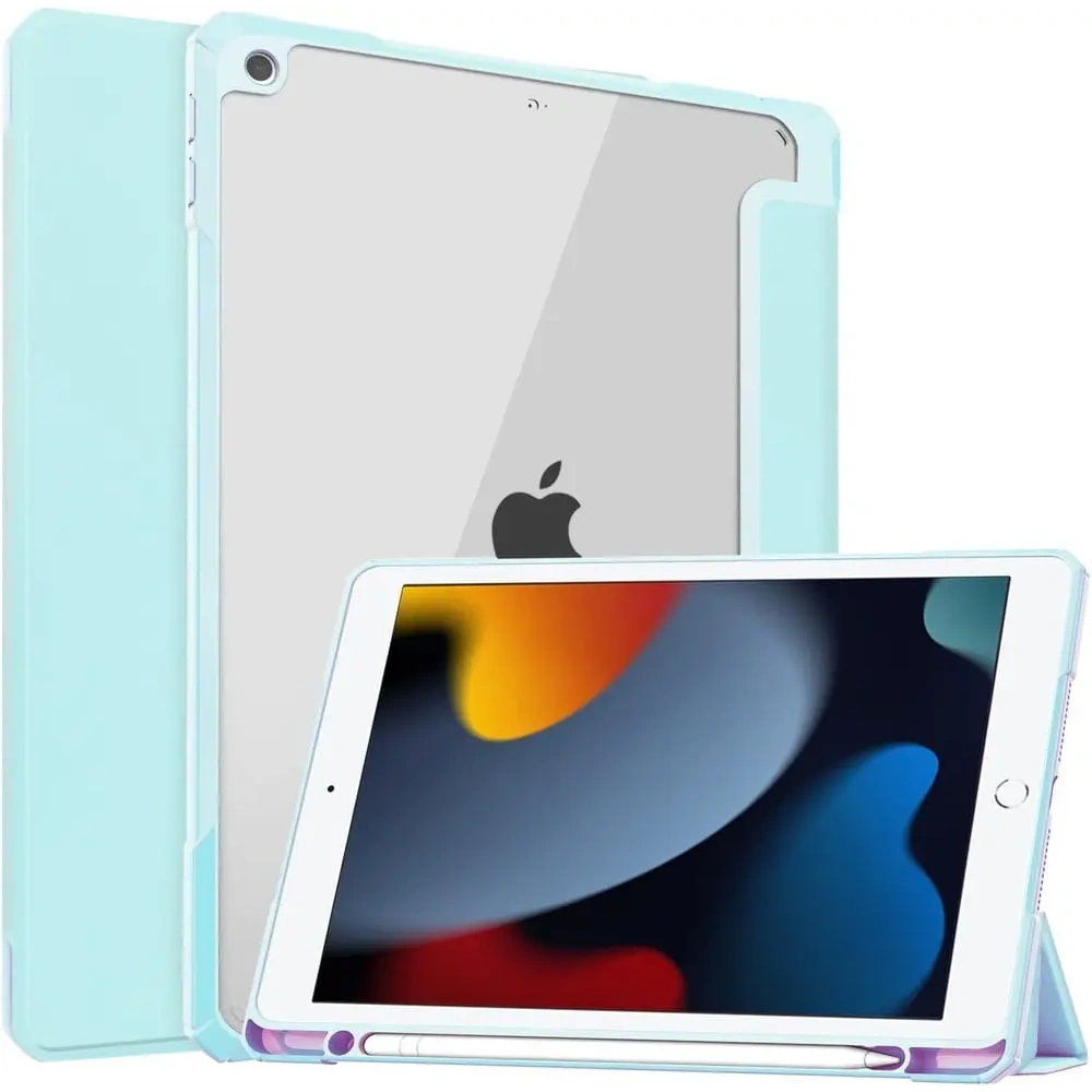 Wholesale Bizon Case Tab Clear Matt Apple iPad 9/8/7 10.2 2021/2020/2019 blue - BIZ50 - {ean13} - Hurt