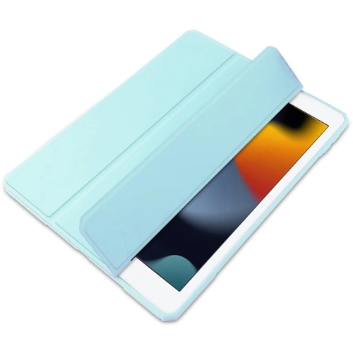 Etui Bizon Case Tab Clear Matt do Apple iPad 9/8/7 10.2 2021/2020/2019 błękitne