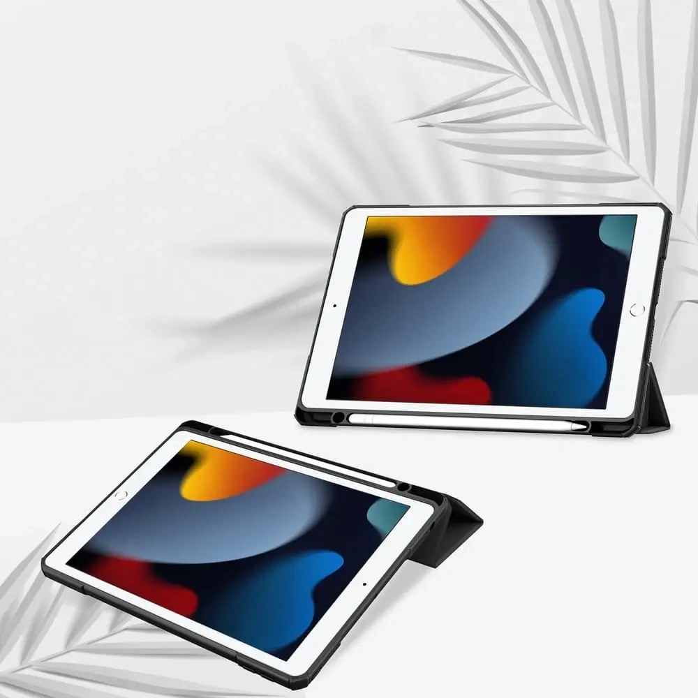 Hurtownia GSM - Caz Bizon Tab Clear Matt Apple iPad 9/8/7 10.2 2021/2020/2019 negru - BIZ51 - {ean13} - Hurt