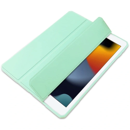 Etui Bizon Case Tab Clear Matt do Apple iPad 9/8/7 10.2 2021/2020/2019 miętowe