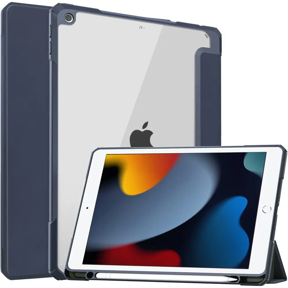 Hurtownia GSM - Bizon Case Tab Clear Matt Apple iPad 9/8/7 10.2 2021/2020/2019 sötétkék - BIZ54 - {ean13} - Hurt