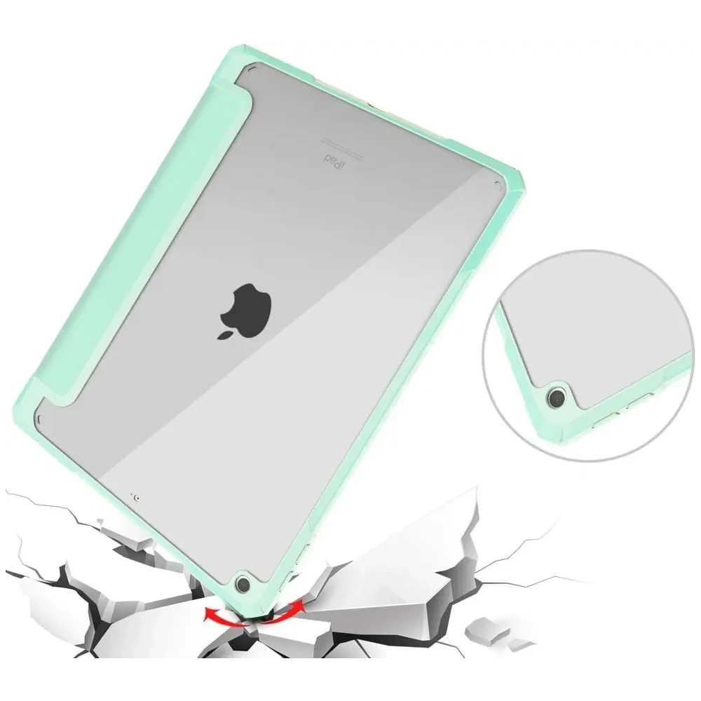 Hurtownia GSM - Bizon Case Tab Clear Matt Apple iPad 9/8/7 10.2 2021/2020/2019 menta - BIZ53 - {ean13} - Hurt