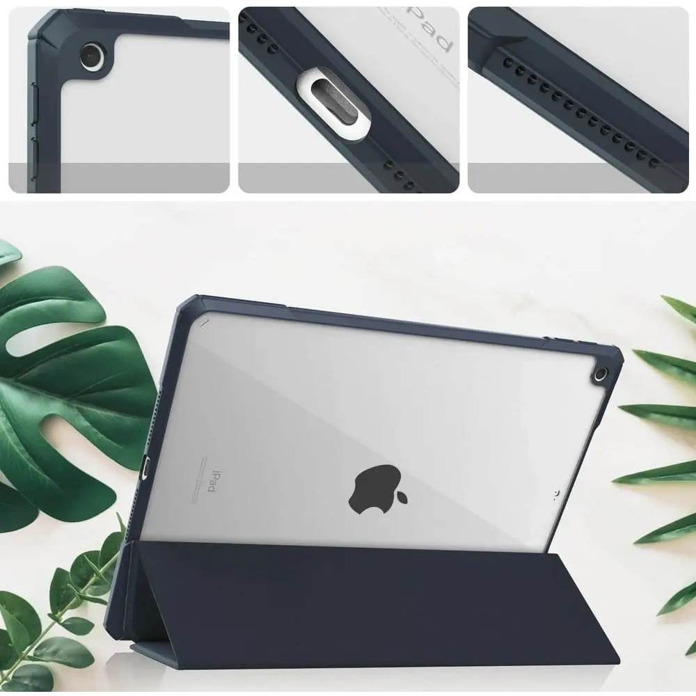 Hurtownia GSM - Bizon Case Tab Clear Matt Apple iPad 9/8/7 10.2 2021/2020/2019 sötétkék - BIZ54 - {ean13} - Hurt
