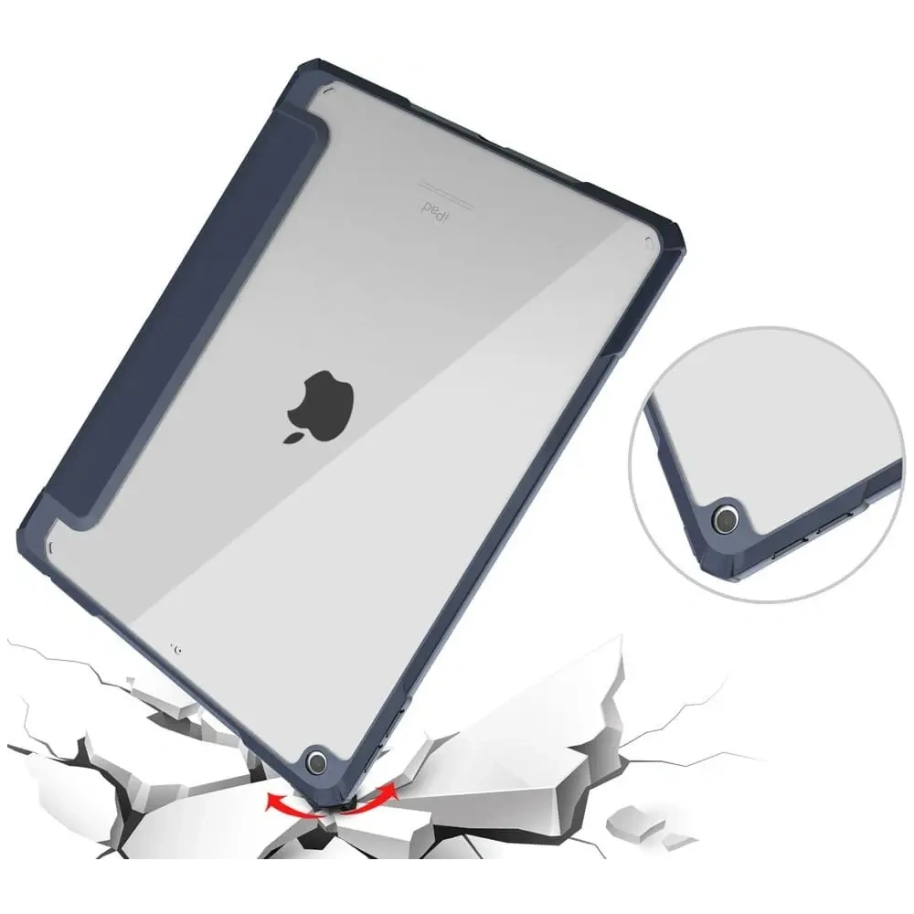 Hurtownia GSM - Bizon Case Tab Clear Matt Apple iPad 9/8/7 10.2 2021/2020/2019 sötétkék - BIZ54 - {ean13} - Hurt