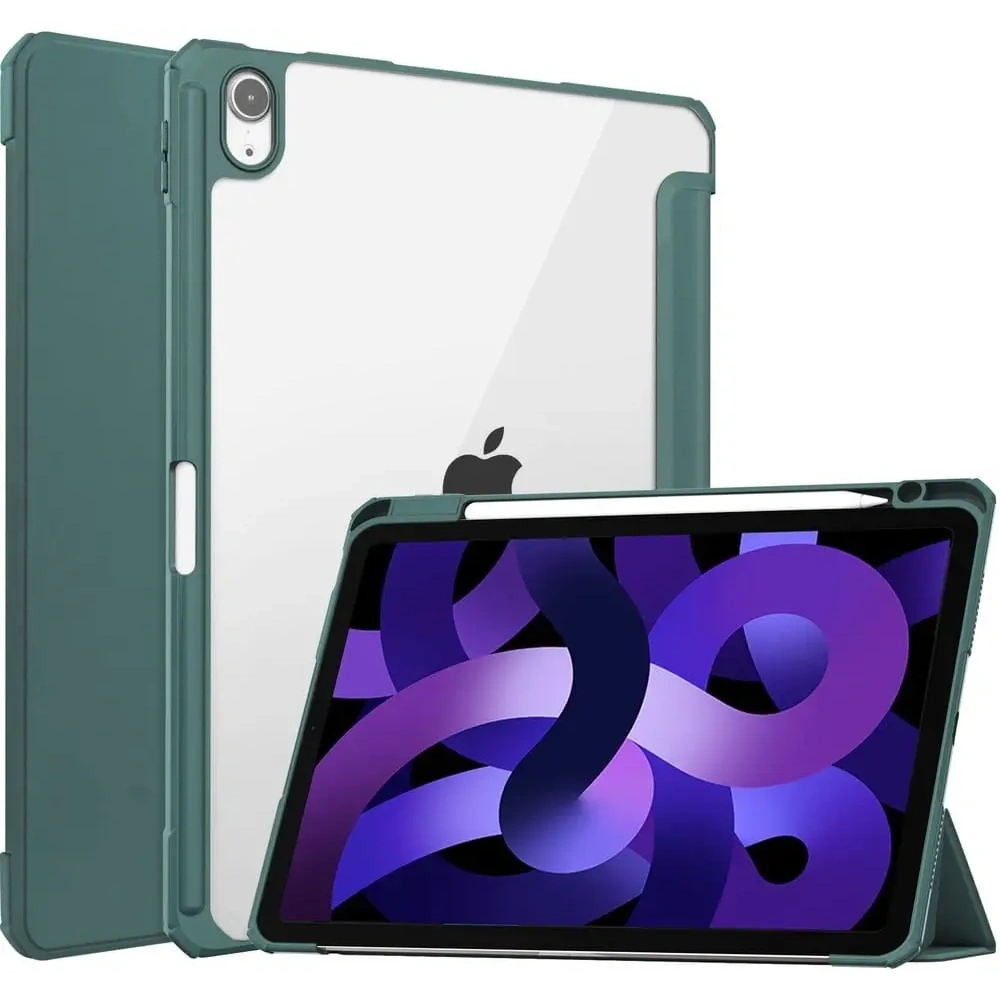 Hurtownia GSM - Bizon Case Tab Clear Matt Apple iPad Air 6 / Air 5 / Air 4 / iPad Pro 11 2018 verde închis - BIZ59 - {ean13} - Hurt