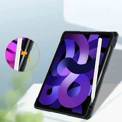 Etui Bizon Case Tab Clear Matt do Apple iPad Air 6 / Air 5 / Air 4 / iPad Pro 11 2018 granatowe