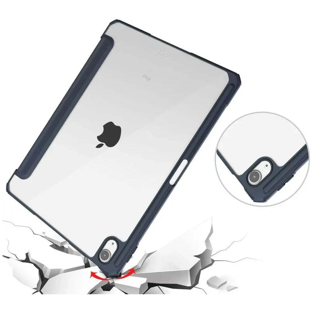 Hurtownia GSM - Etui Bizon Case Tab Clear Matt do Apple iPad Air 6 / Air 5 / Air 4 / iPad Pro 11 2018 modré - BIZ61 - {ean13} - Hurt